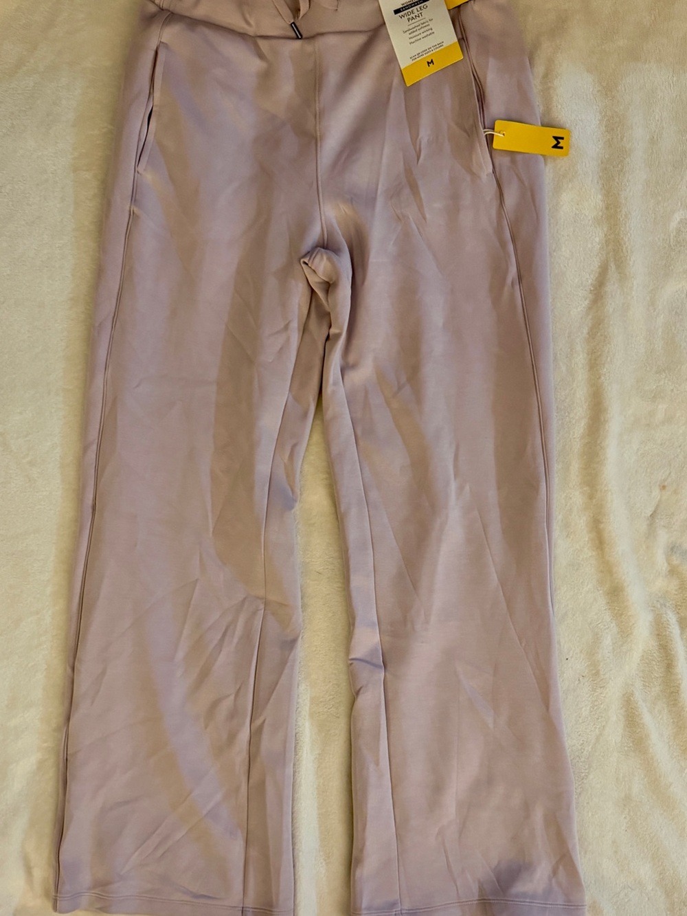 NEW Member's Mark Women's Sandwash Wide Leg Pant Lavender